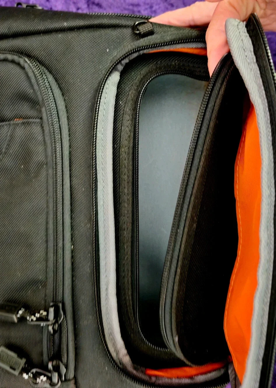 eBags Black Professional Slim Tech Laptop Travel Backpack